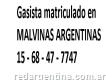 Gasista matriculado 15-68-47-77-47 en Malvinas Argentinas
