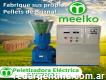 Máquina Meelko para pellets con madera 260 mm eléctrica 300 - 600 kg hora - Mkfd260c