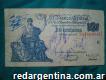 Billetes y monedas antiguos de argentina y otros países