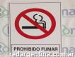 Cartel prohibido fumar Berazategui